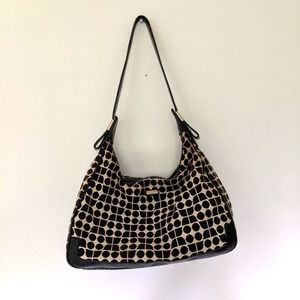 Kate Spade Black and Cream Shoulder Bag